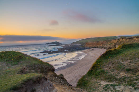 Sunset over Cornwall