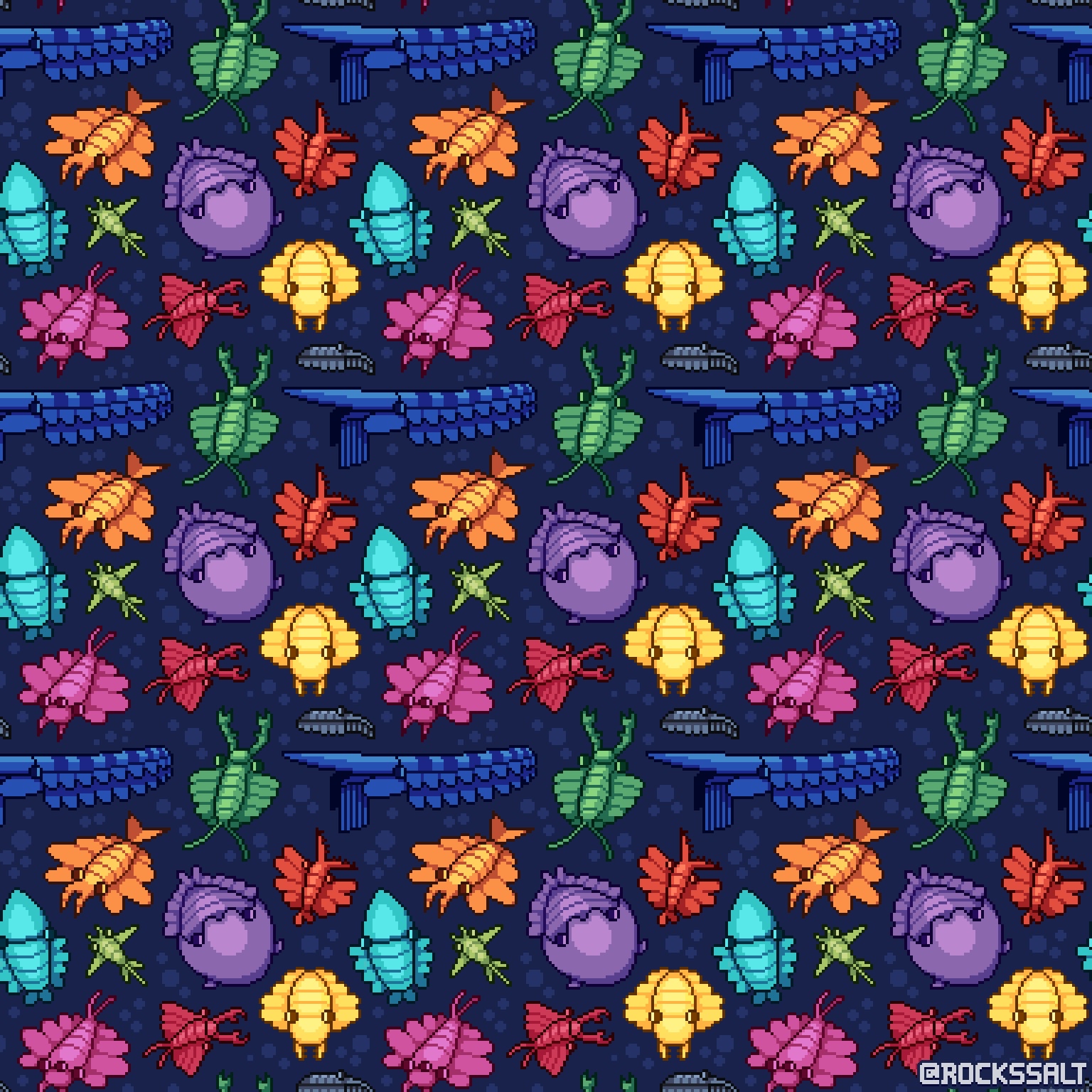 Pixel Radiodonts by snailmeel on DeviantArt