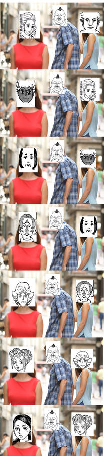 Distracted Boyfriend Meme: Kakin Edition