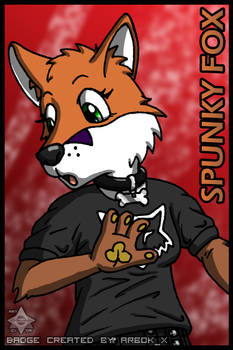 Spunky Fox's Badge