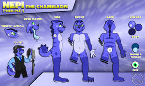 Nepi The Chameleon - Ref Sheet