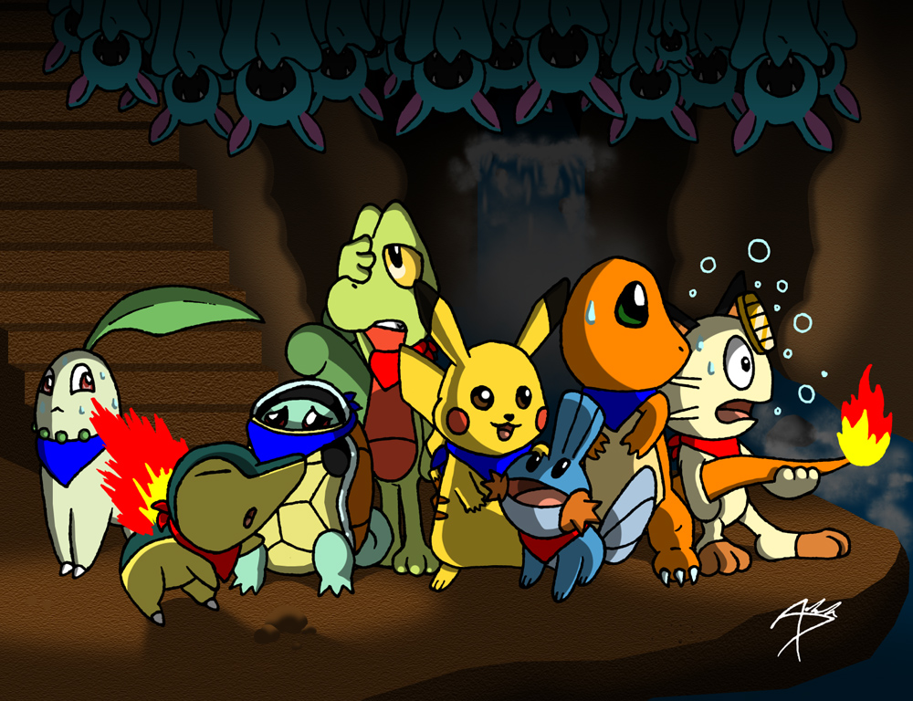 Pokemon Mystery Dungeon Fanart by Arbok-X