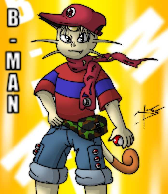 B-Man the Meowth Anthro