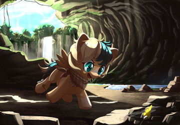 Commission - Sun Light in a cave