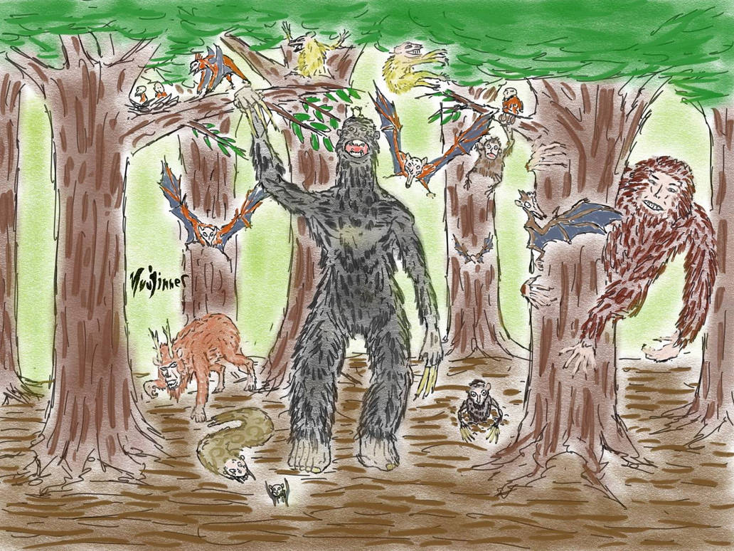 Post Human Creatures Some posthuman species by Yuujinner on DeviantArt