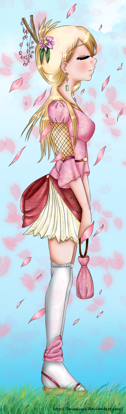 Hana wa sakura coloured in