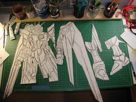 Gundam Sticker Unassembled