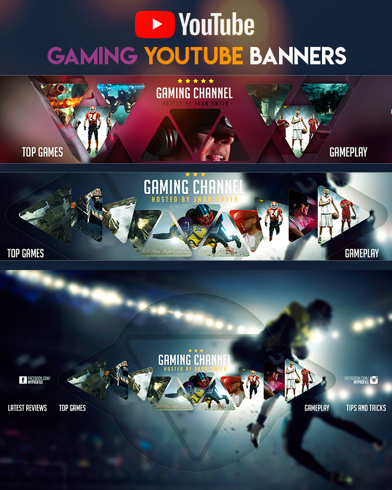 Made a  channel banner with my favorite games on it. How