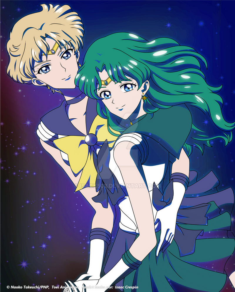 Sailor Uranus and sailor Neptune