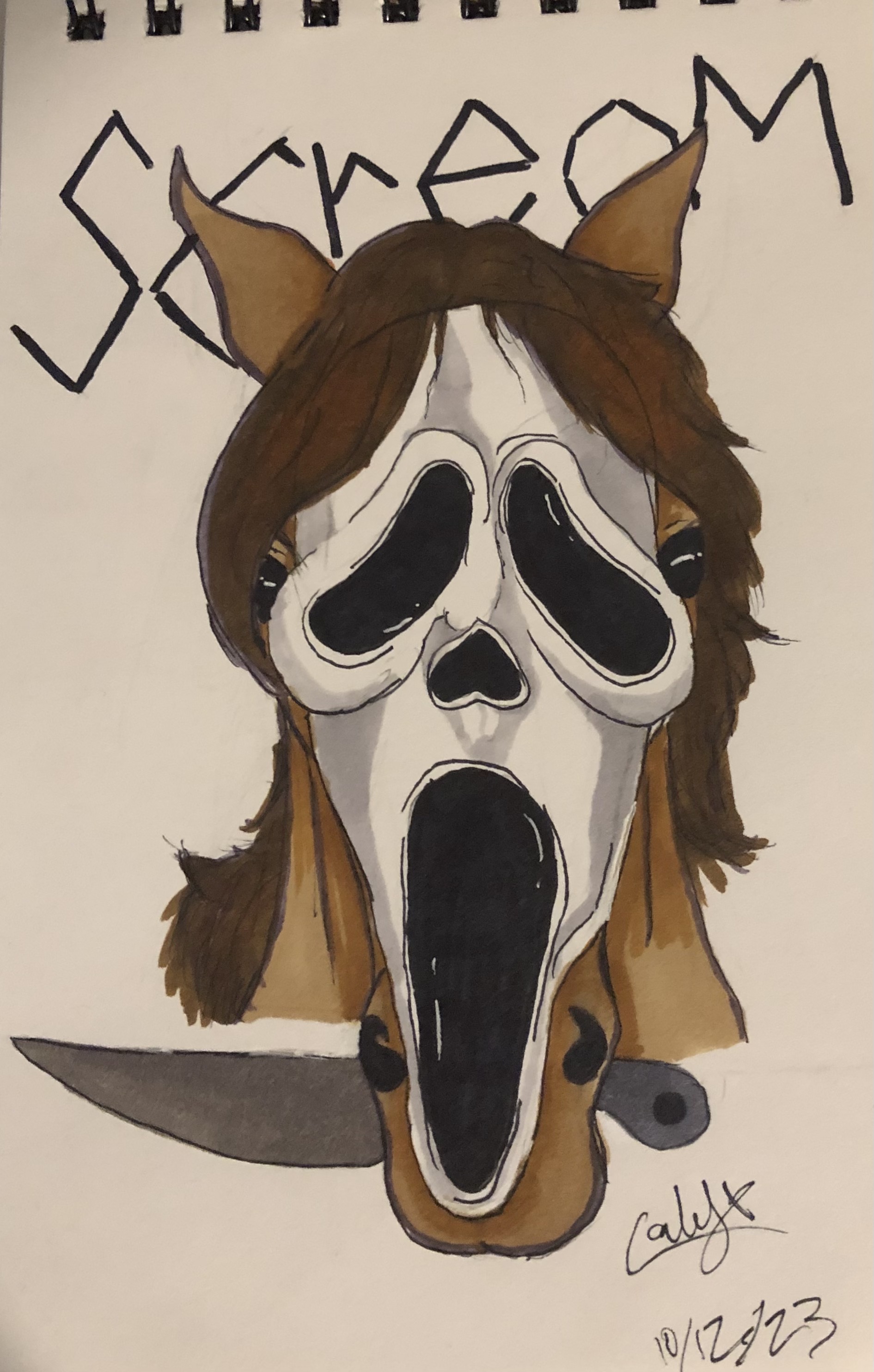 Scream by Calyx1draws on DeviantArt
