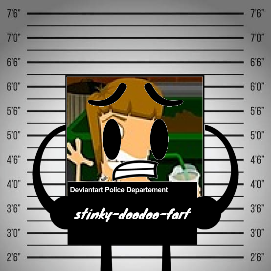 Doodoo Draws stinky-doodoo-fart in mugshot by JeffDraws2K11 on DeviantArt