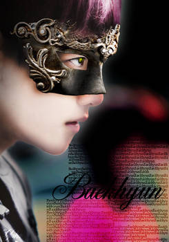 Byun Baekhyun Wolf Mask