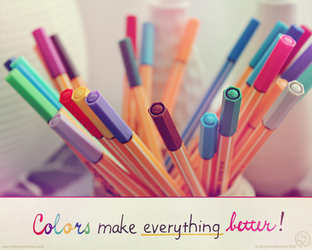 Colors make everything better!