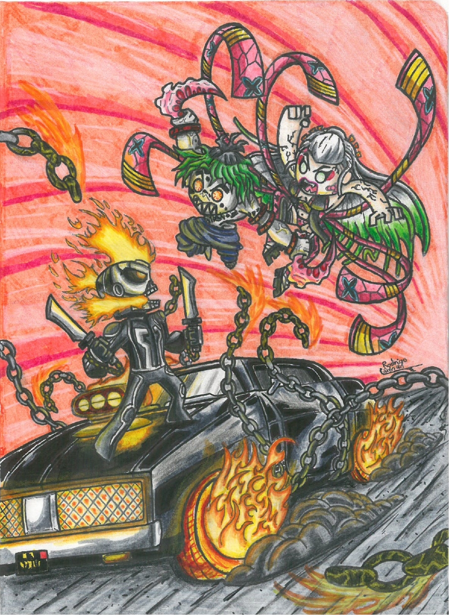 Ghost Rider in Demon Slayer by RodAlvarado123 on DeviantArt