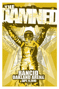 The Damned (gig poster design)