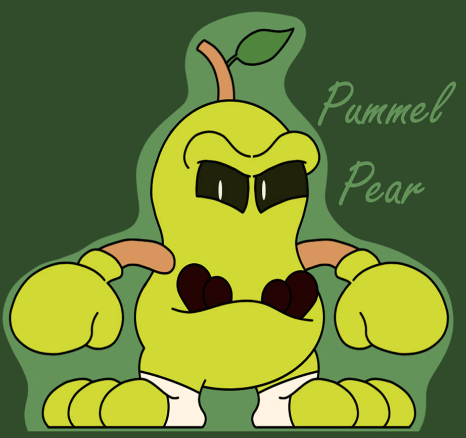 Buffum Pear Pummel Pear - Fiendish Foodlum Artwork by Fruits-A-Villa on DeviantArt