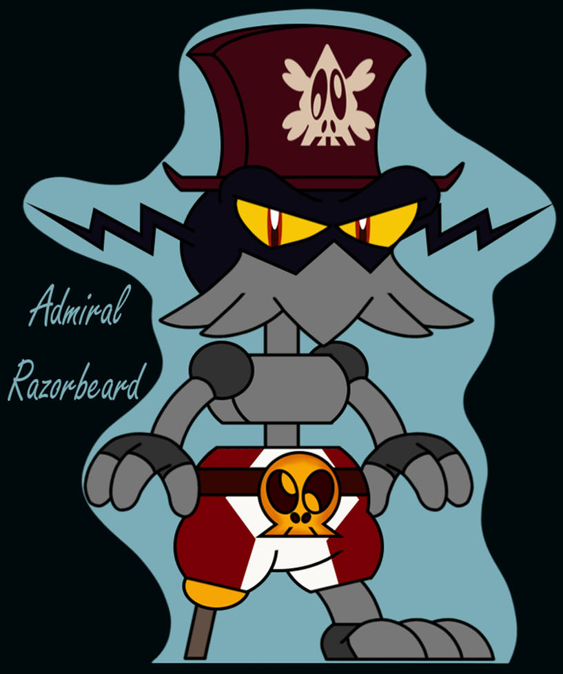 Admiral Razorbeard by Fruits-A-Villa on DeviantArt