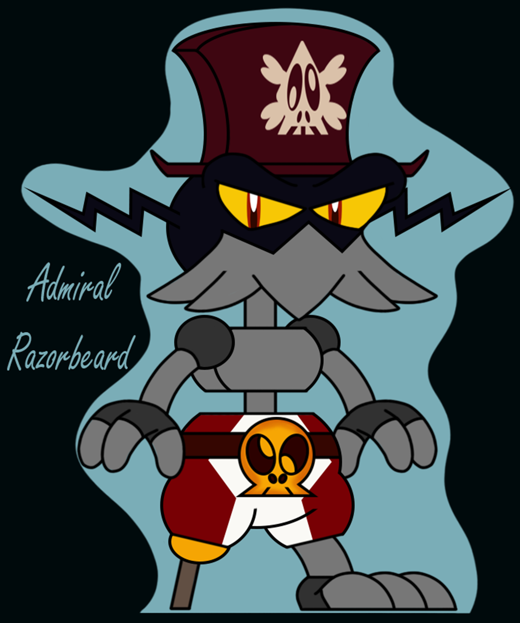 Admiral Razorbeard by Fruits-A-Villa on DeviantArt