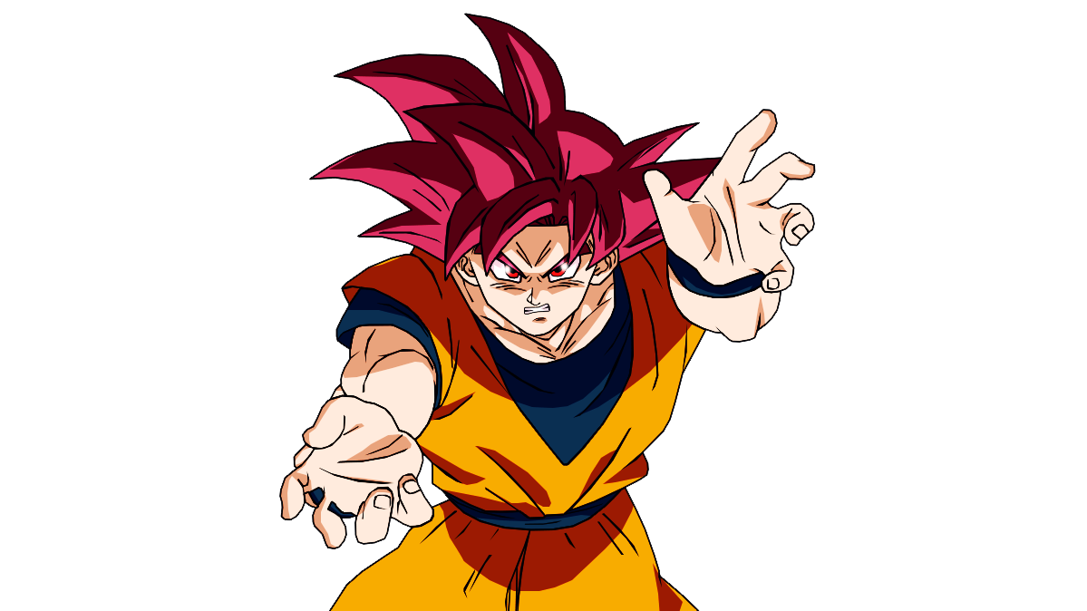 Goku Super Saiyan God, Dragon Ball Super  Dragon ball z, Goku, Desenhos  dragonball