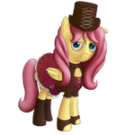 Steampunk Fluttershy by Shaliwolf