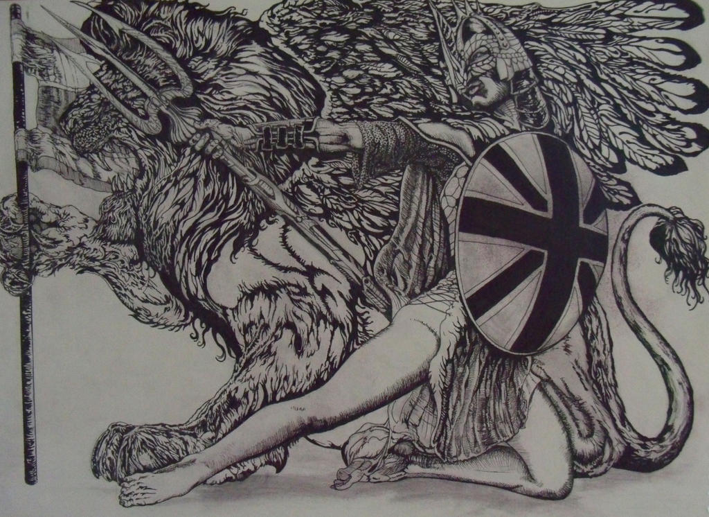 Britain Deviantart Britannia by THERAGGEDDRAGON on DeviantArt