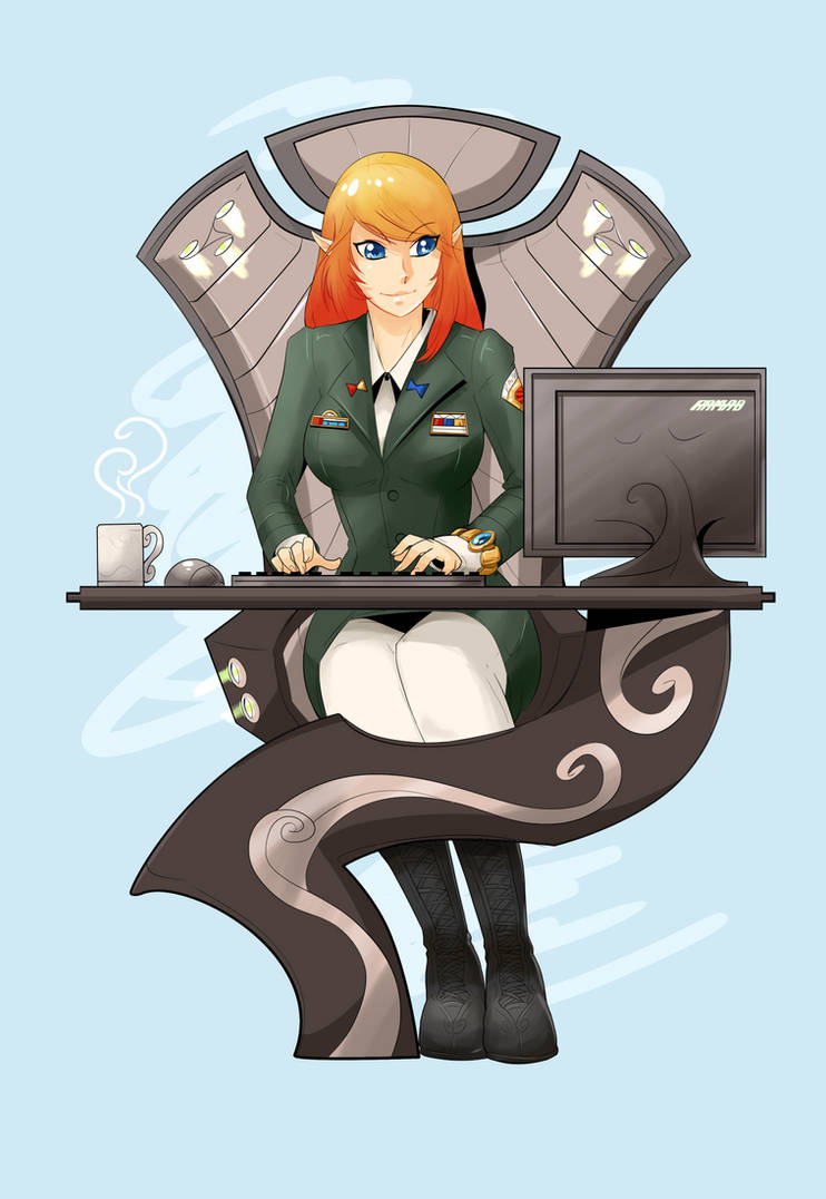 Officer elf by Solfei on DeviantArt