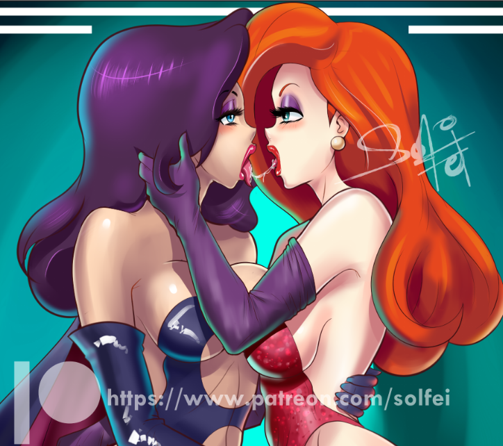 Dark Queen vs Jessica Rabbit commish