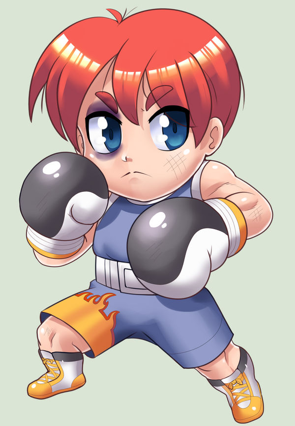 Raven chibi boxing by Solfei on DeviantArt