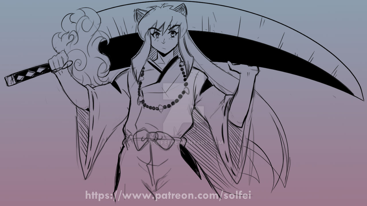 just a nice INUYASHA SKETCH by Solfei on DeviantArt