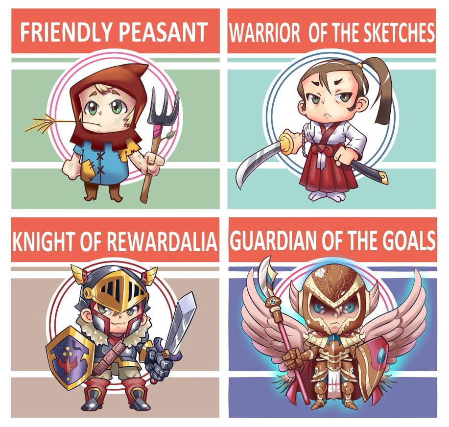 OLD CHIBI Patreon Tiers Chibis by Solfei on DeviantArt