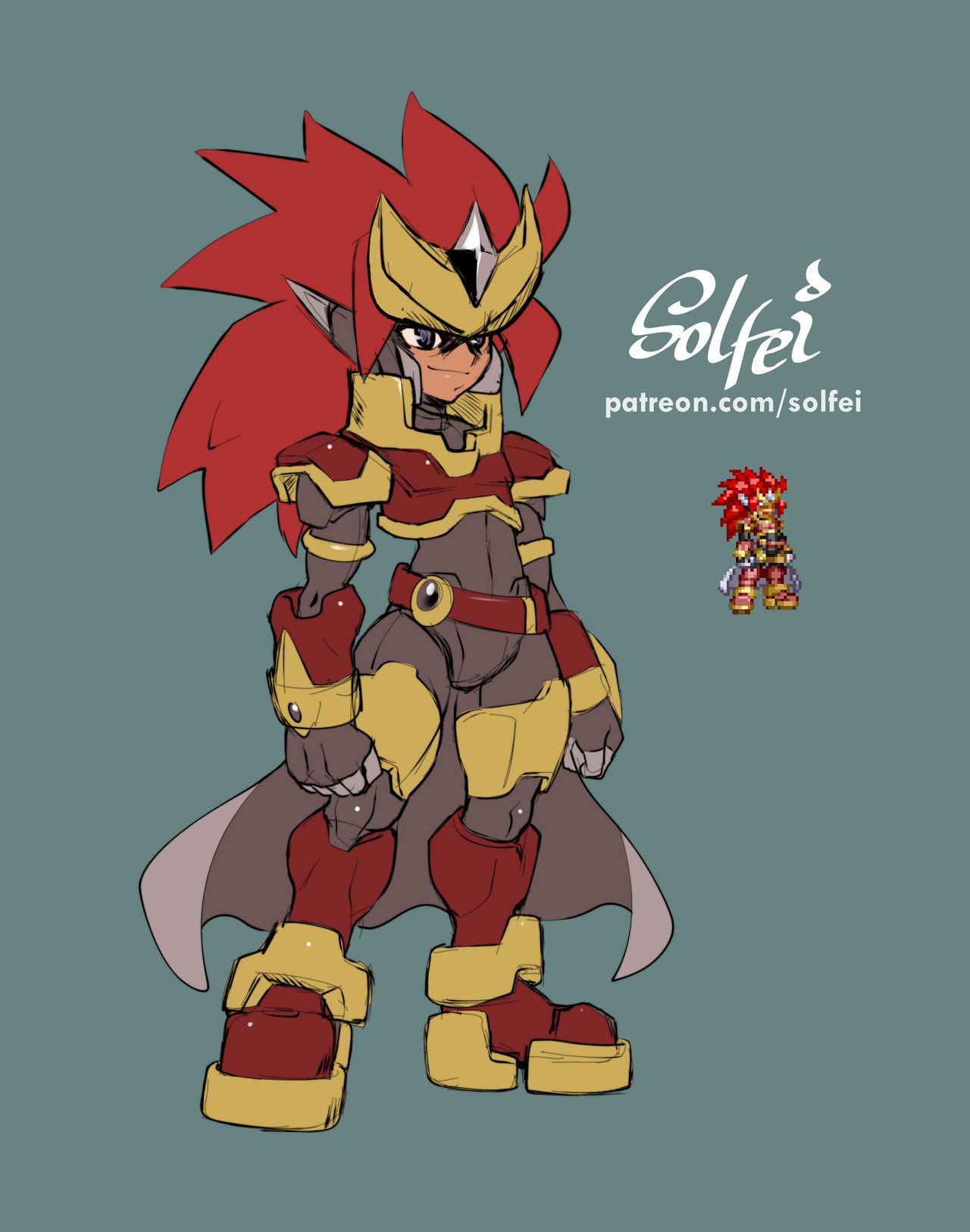 an OLD megaman zero OC - sketch dump by Solfei on DeviantArt