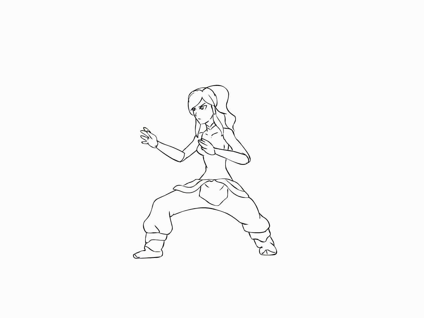 Korra-firebending-test by Solfei on DeviantArt