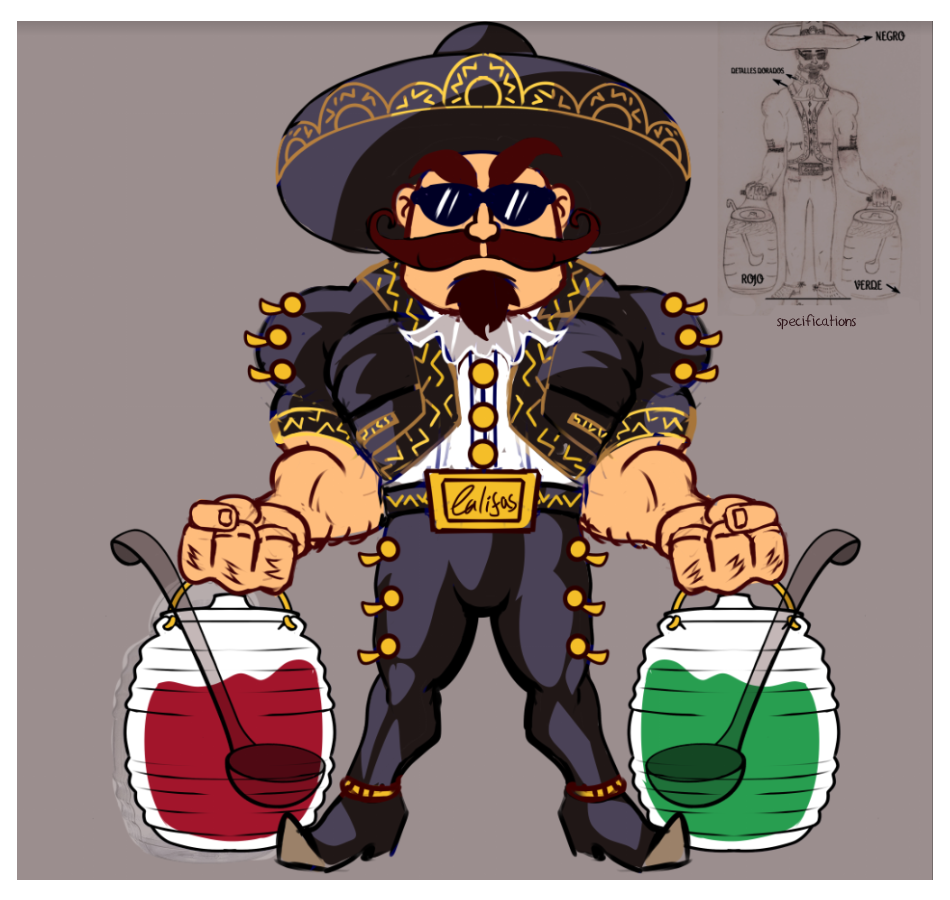 Charro de agusa frescas MASCOT chibi commission by Solfei on DeviantArt