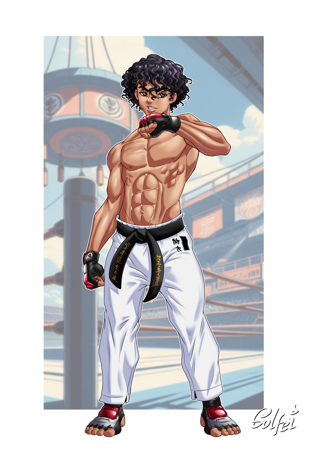 Luca the Figther! Commission by Solfei on DeviantArt