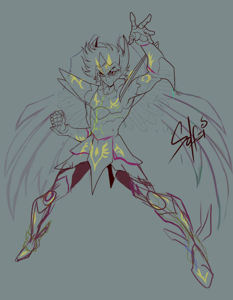 saint SEIYA is back! SKetch progress by Solfei on DeviantArt