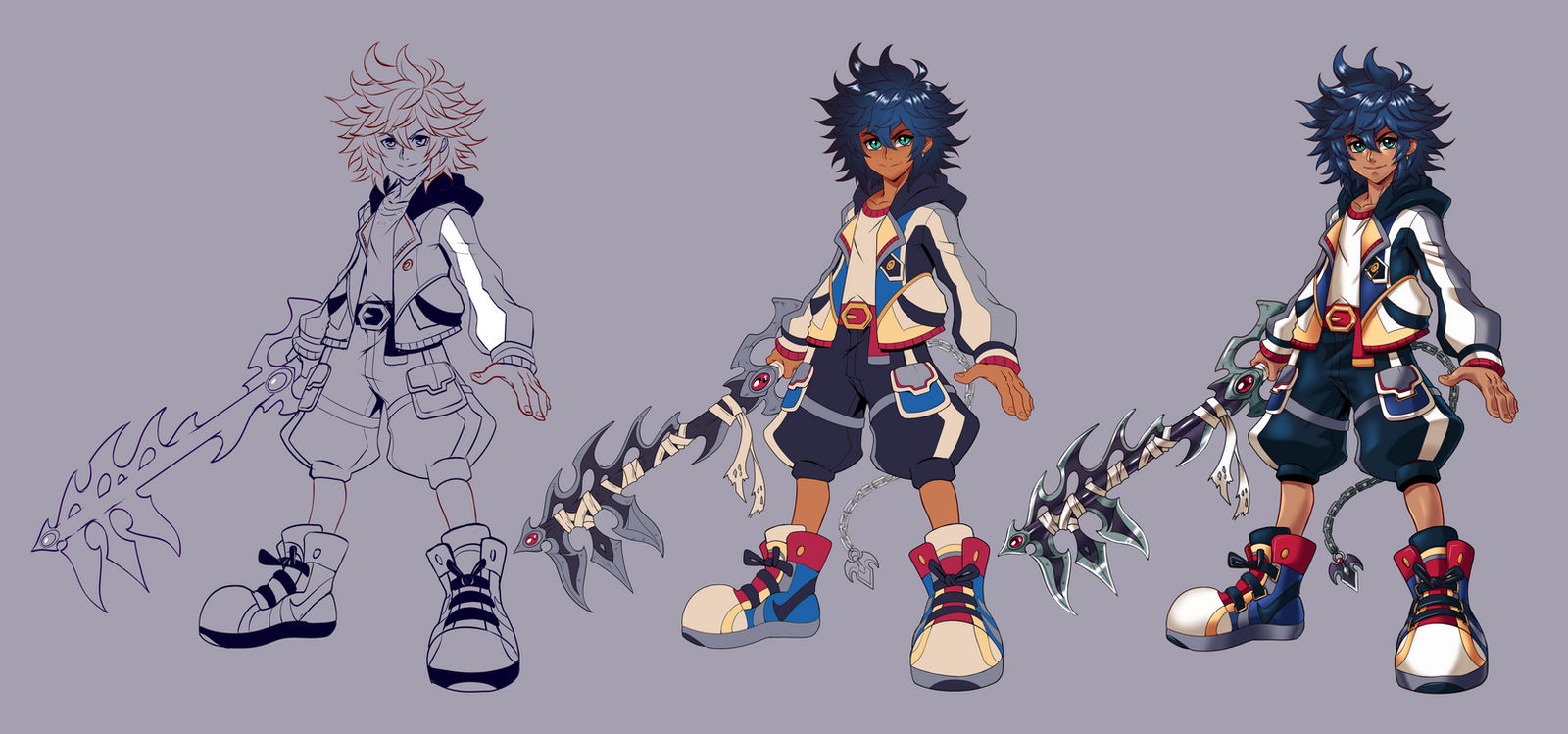 UMI keyblader design commission STEP by Step by Solfei on DeviantArt