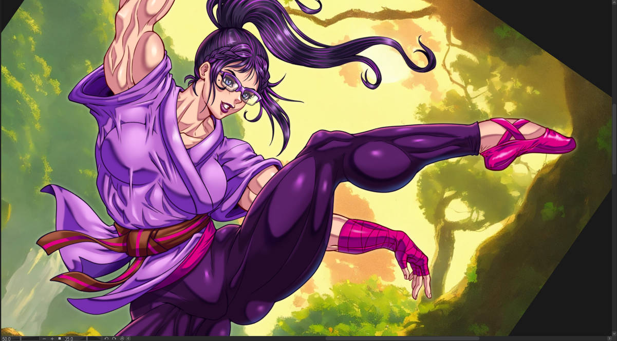 ballerina figther zoom out! by Solfei on DeviantArt