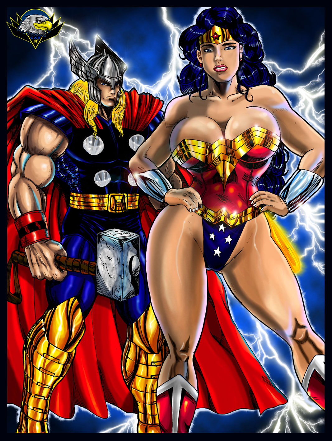 Wonder Woman and Thor