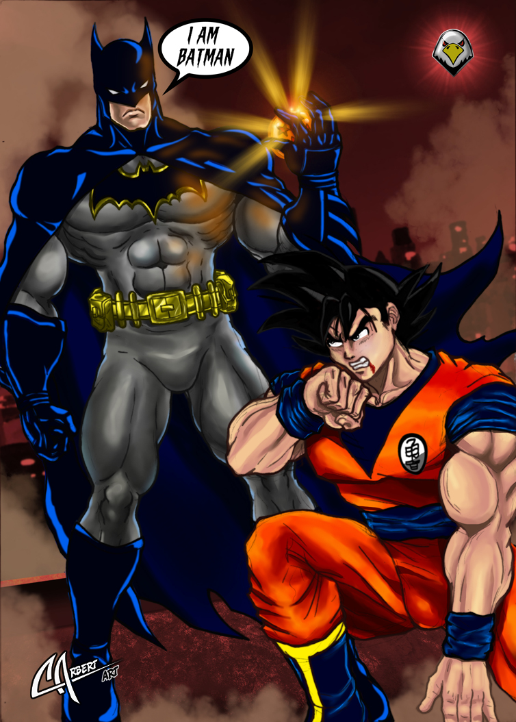Batman vs Goku by CartworkStudio on DeviantArt