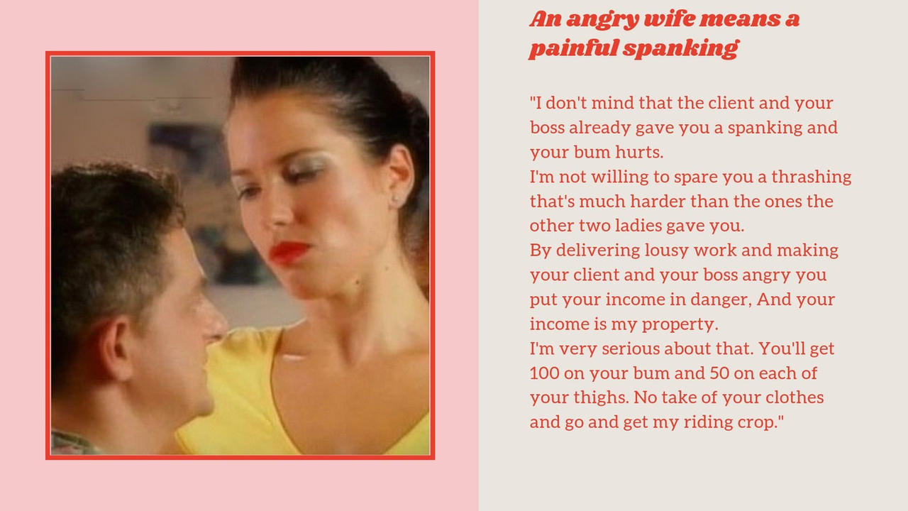 A good wife spanks her husband by Pierrerene on DeviantArt