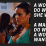 A woman can do whatever she wants