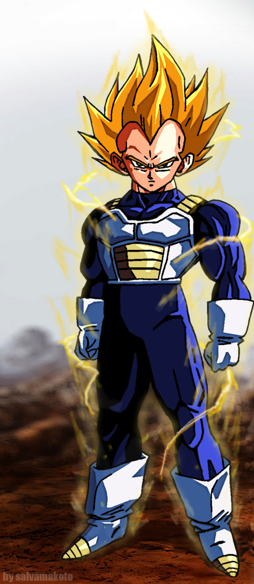 super saiyajin vegeta by salvamakoto on DeviantArt