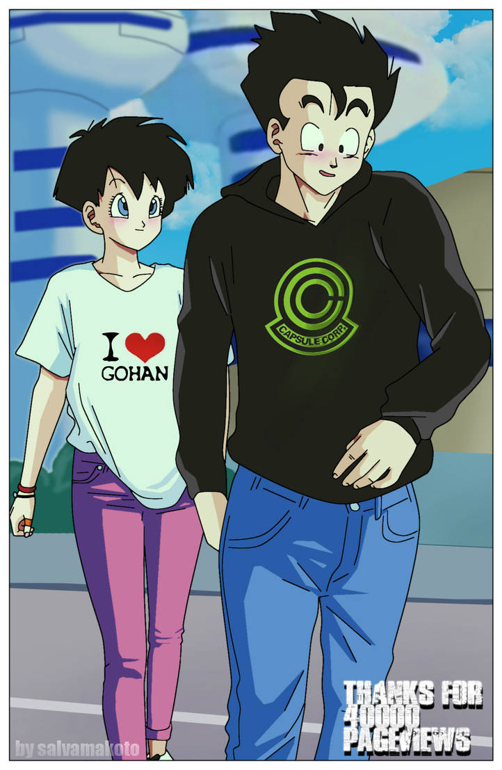 Gohan And Videl By Salvamakoto On Deviantart