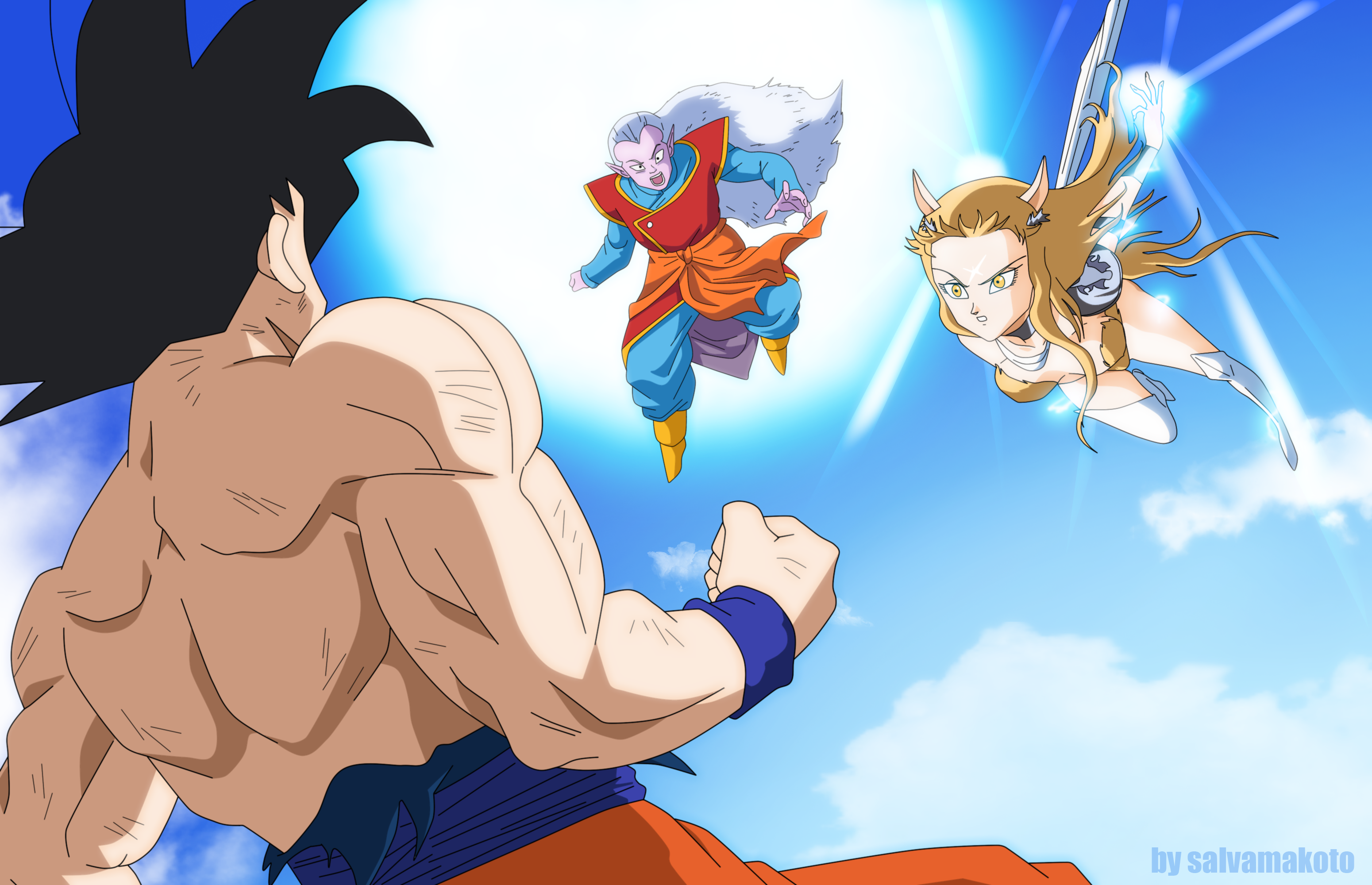 goku vs uma (universo 3) by salvamakoto on DeviantArt goku vs uma (universo 3) by salvamakoto on DeviantArt