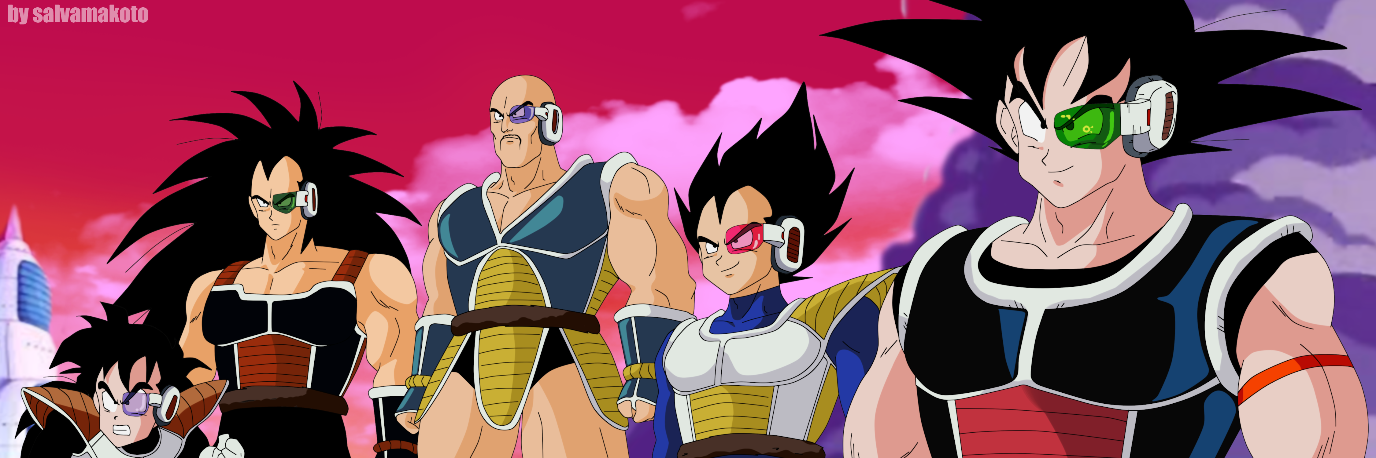 Los Saiyajins by salvamakoto on DeviantArt