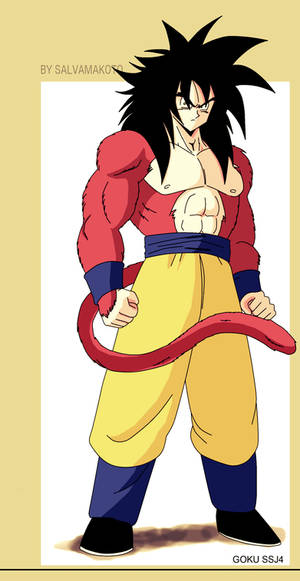 Goku ssj4 Retro Design