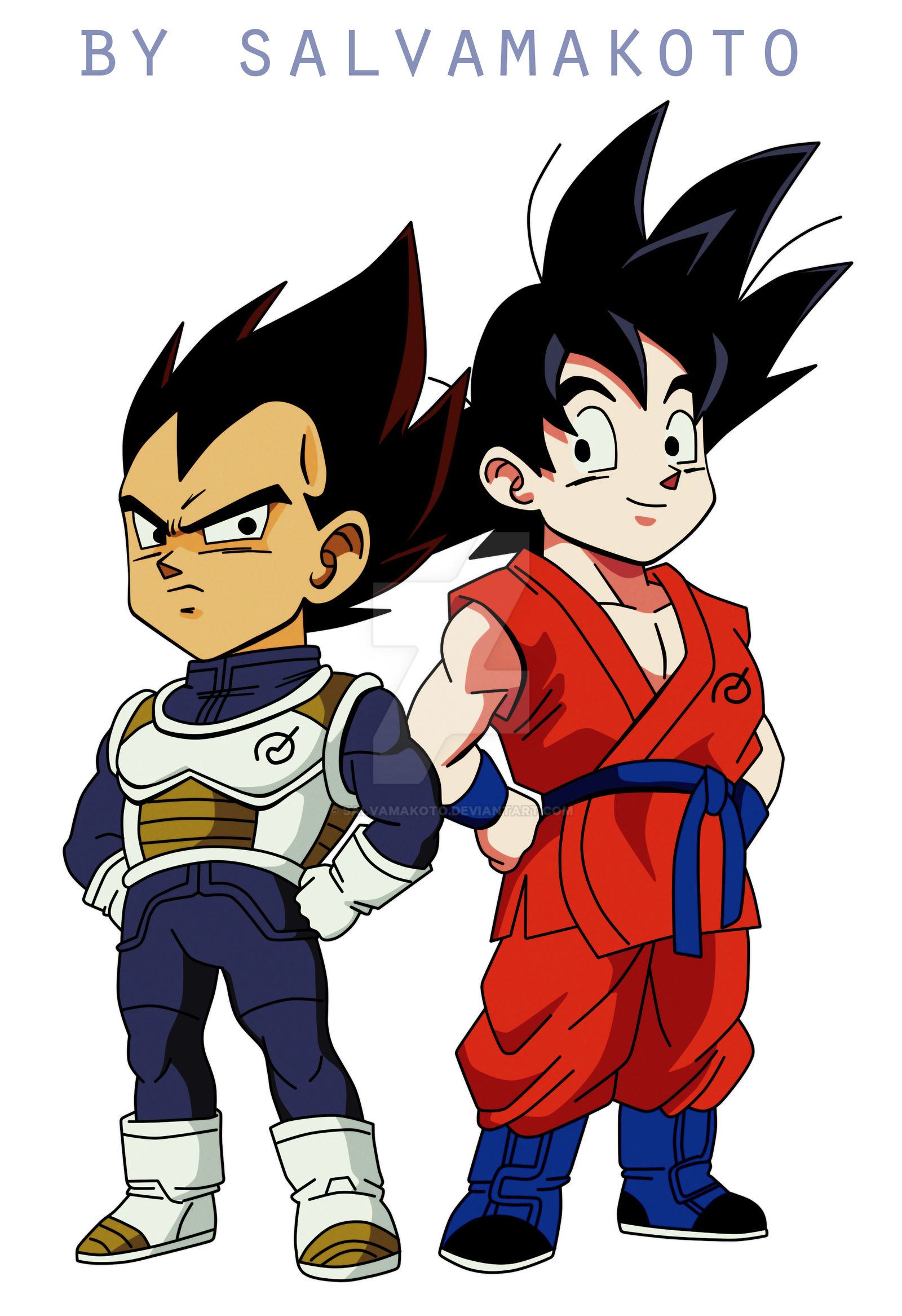 Vegeta and Goku