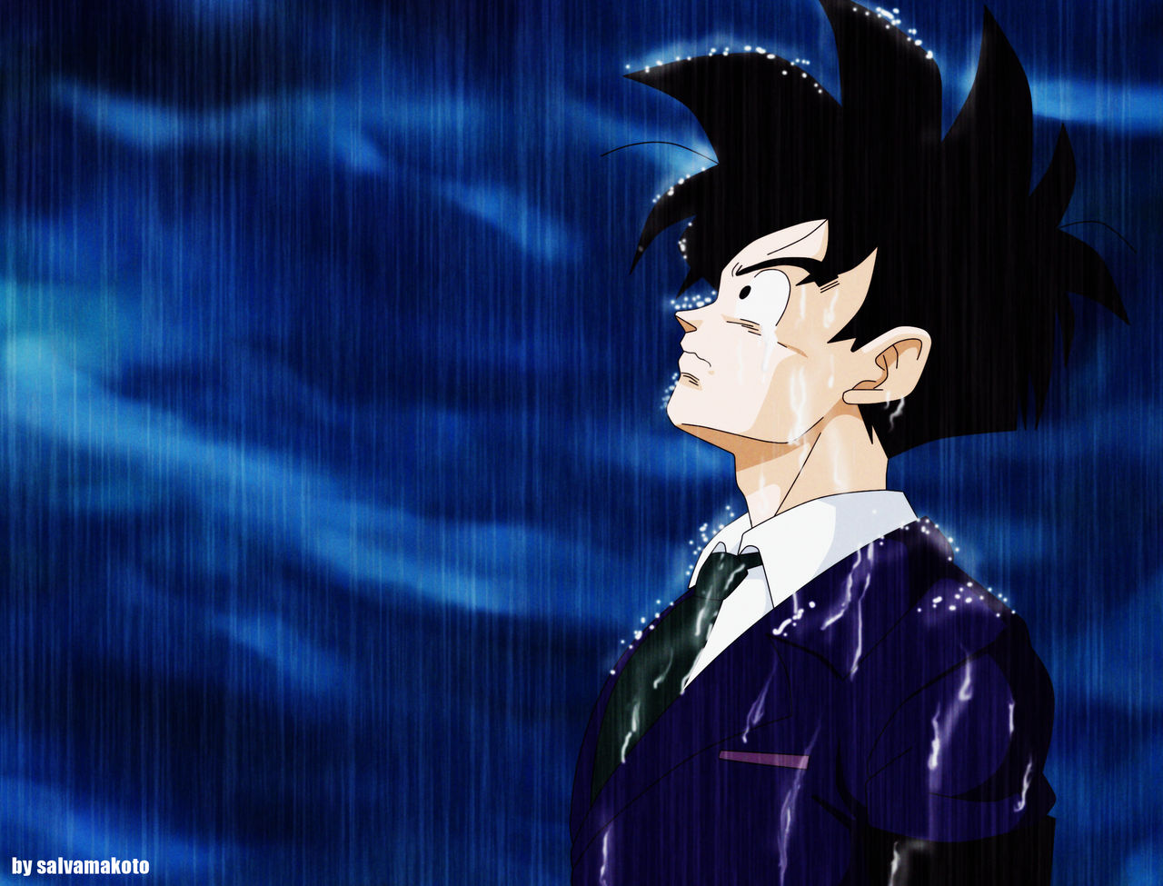 GOHAN llorando