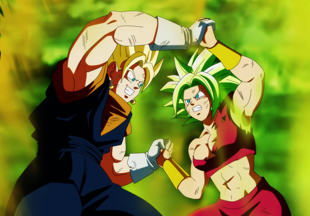 Commission 64 Vegetto vs Kefla by salvamakoto on DeviantArt