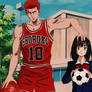 Hanamichi sakuragi y nanami tsubasa